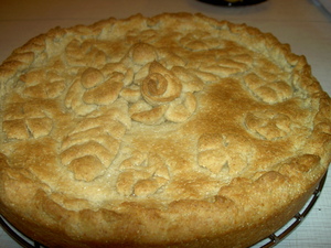 Картофельно-гречневый пирог